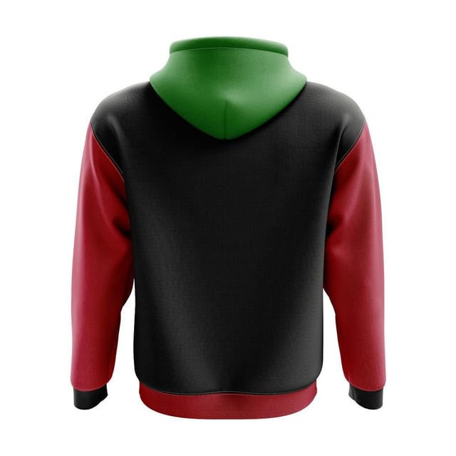 Vanuatu Vanuatu Men's Mens Concept Country Football Hoody in Black - 2