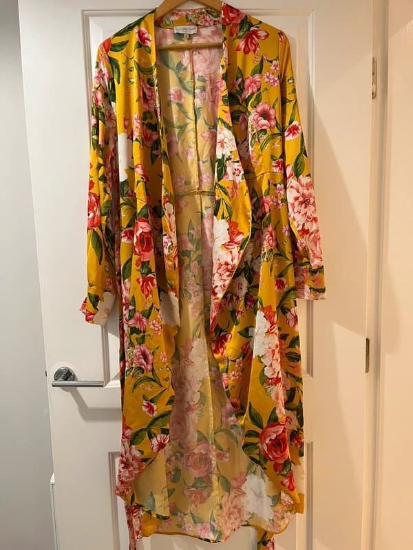 Never Fully Dressed Never Fully Dressed Floral Wrap Dress L