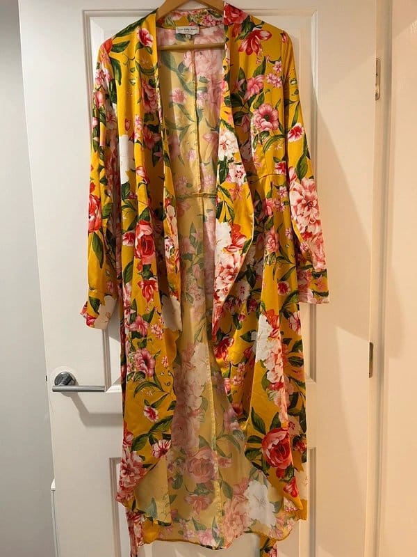 Never Fully Dressed Never Fully Dressed Floral Wrap Dress L - 1