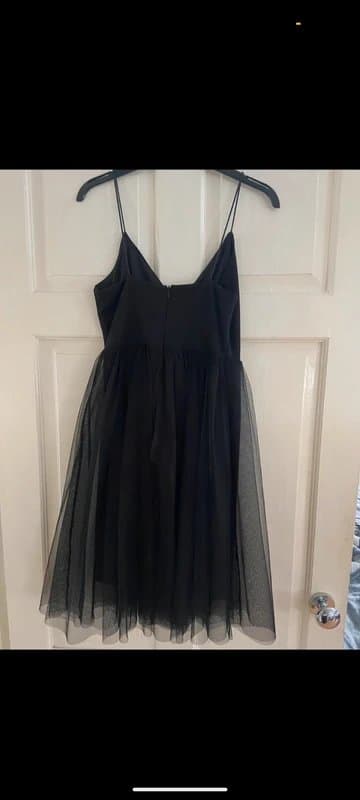 New Look Black dress tulle party going out skirt New Look size 10