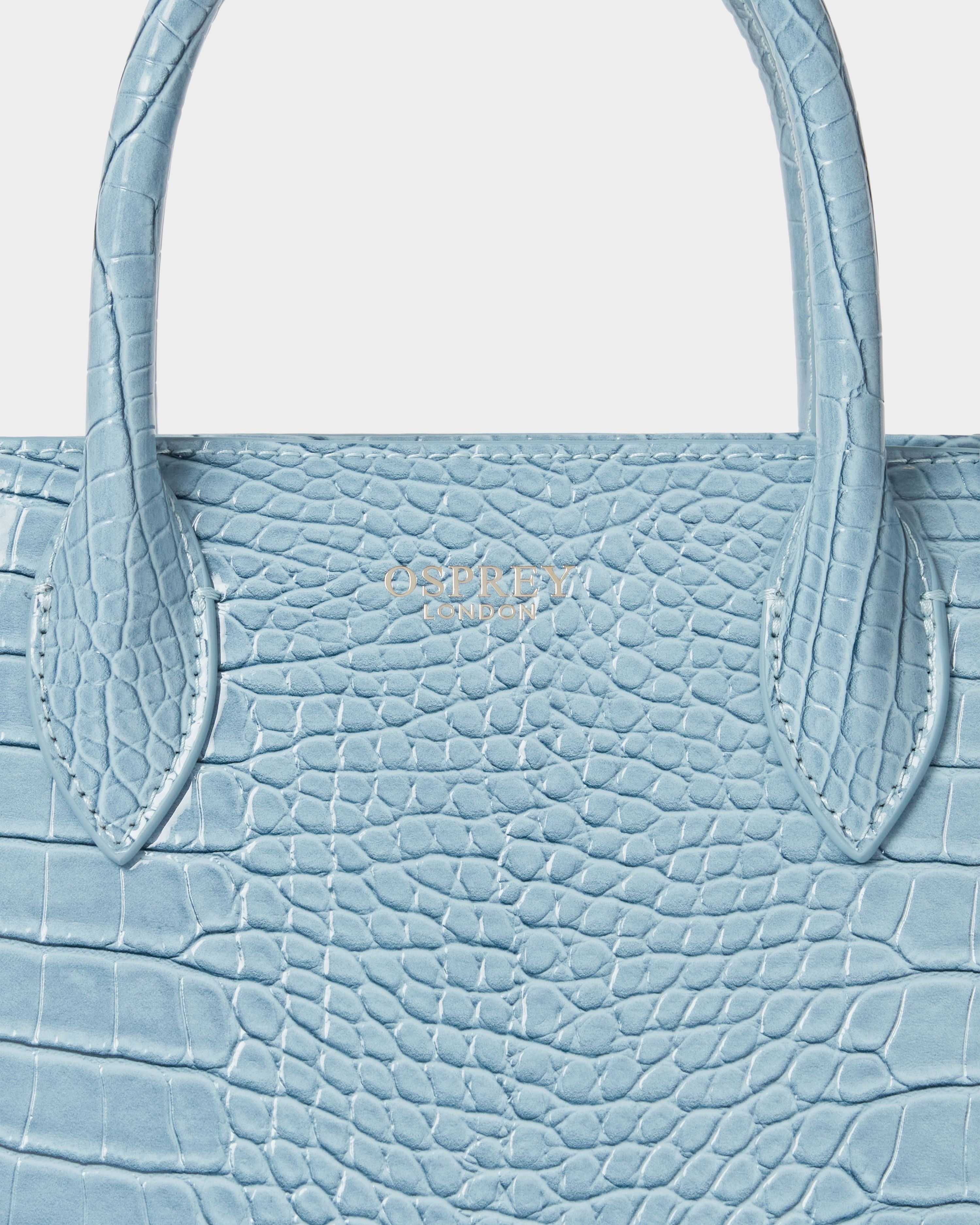 OSPREY LONDON OSPREY LONDON Women's The Fulham Mini Grab Bag in Pale Blue - 4
