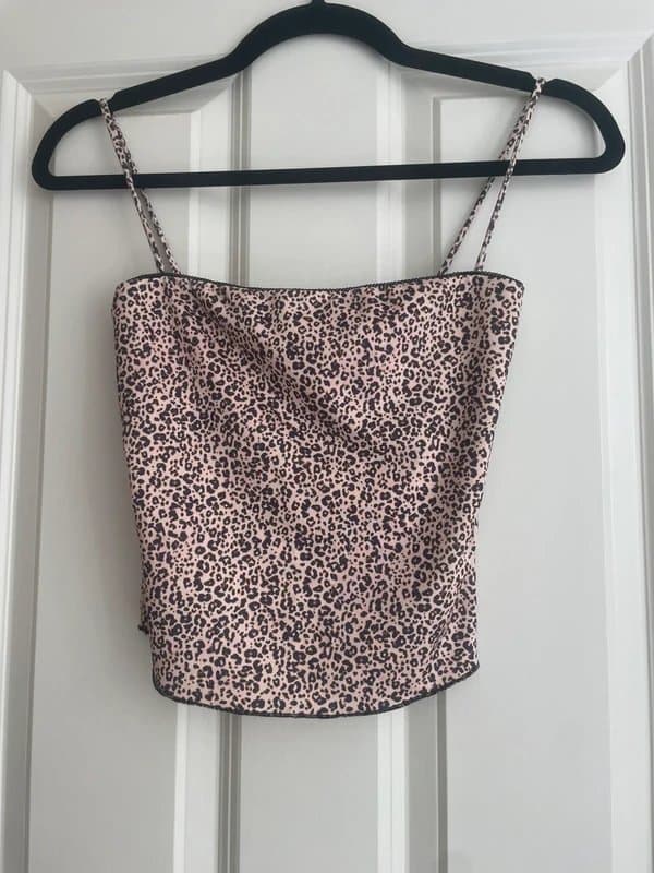 Bershka Leopard print cami