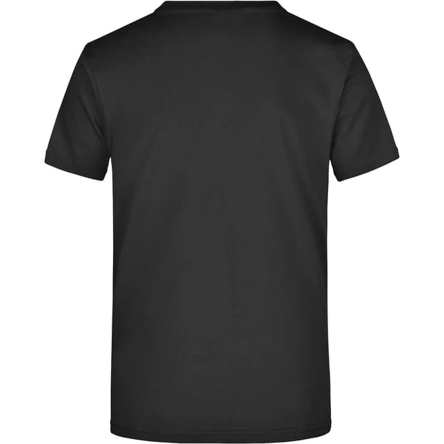 James and Nicholson James and Nicholson Men's Plain Cotton T-Shirt in Black - 2