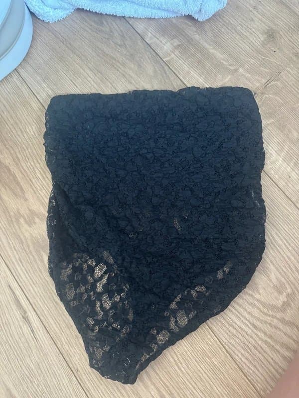 Bershka Bershka black lace bodysuit