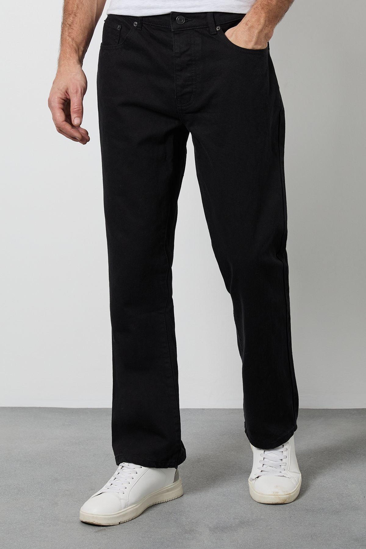 Burton Burton Men's Black Bootcut Fit Jean - 2