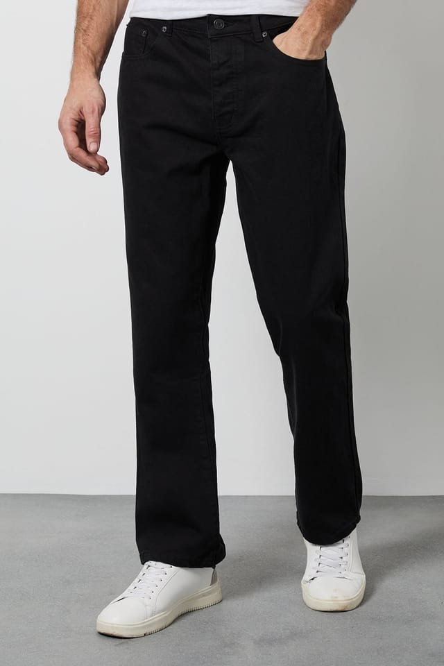 Burton Burton Men's Black Bootcut Fit Jean - 2