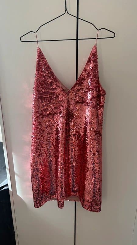 ASOS ASOS pink sequin dress
