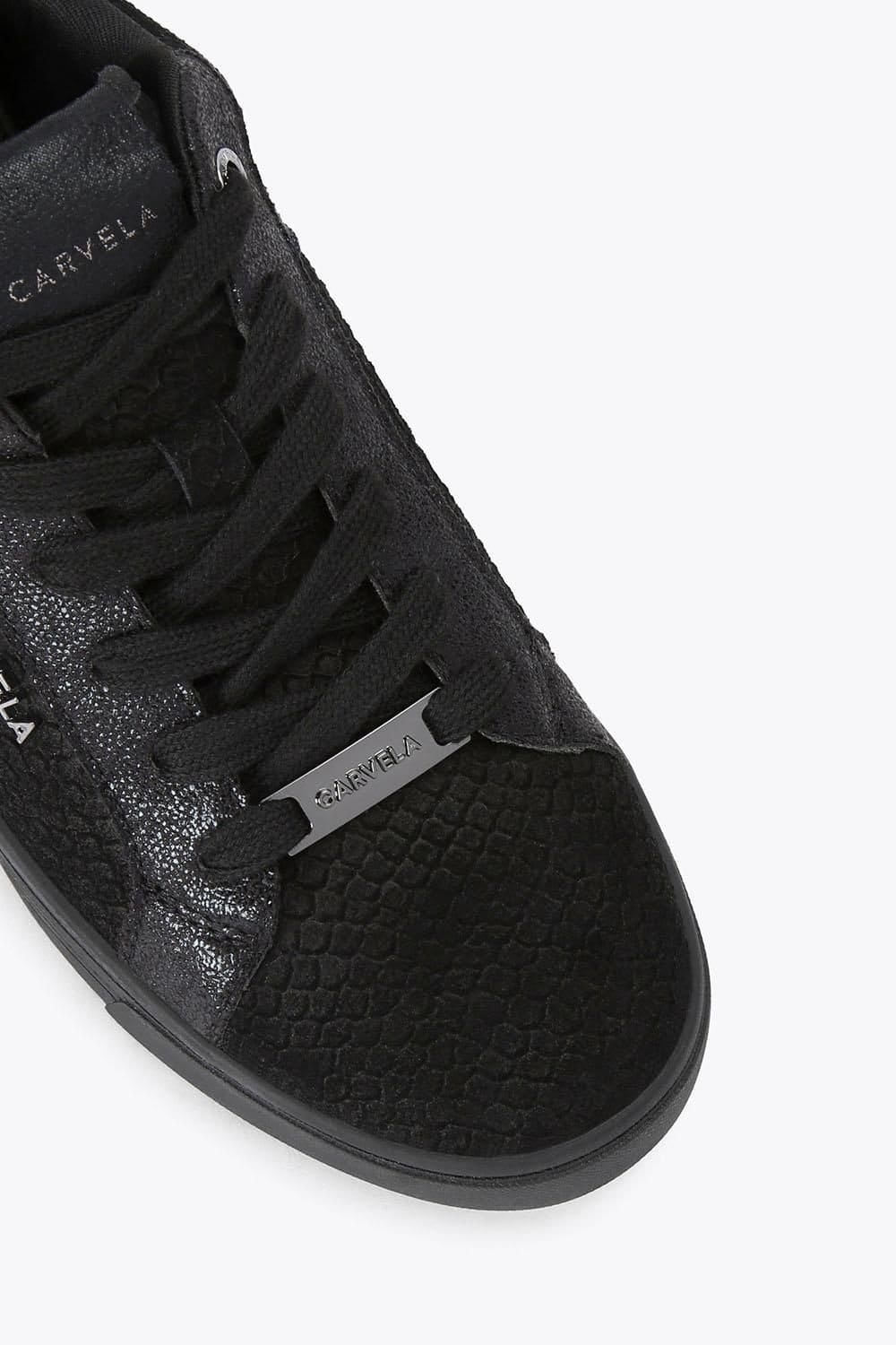 Carvela Carvela Women's 'Daze' Leather Trainers in Black - 4