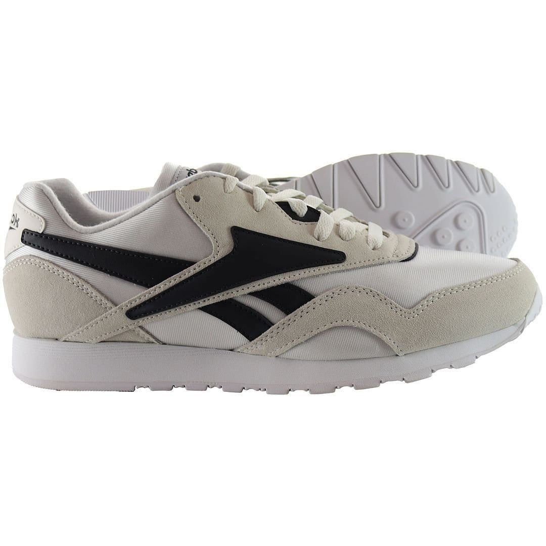 Reebok Reebok Men's Classic Nylon Plus White Trainers - 4