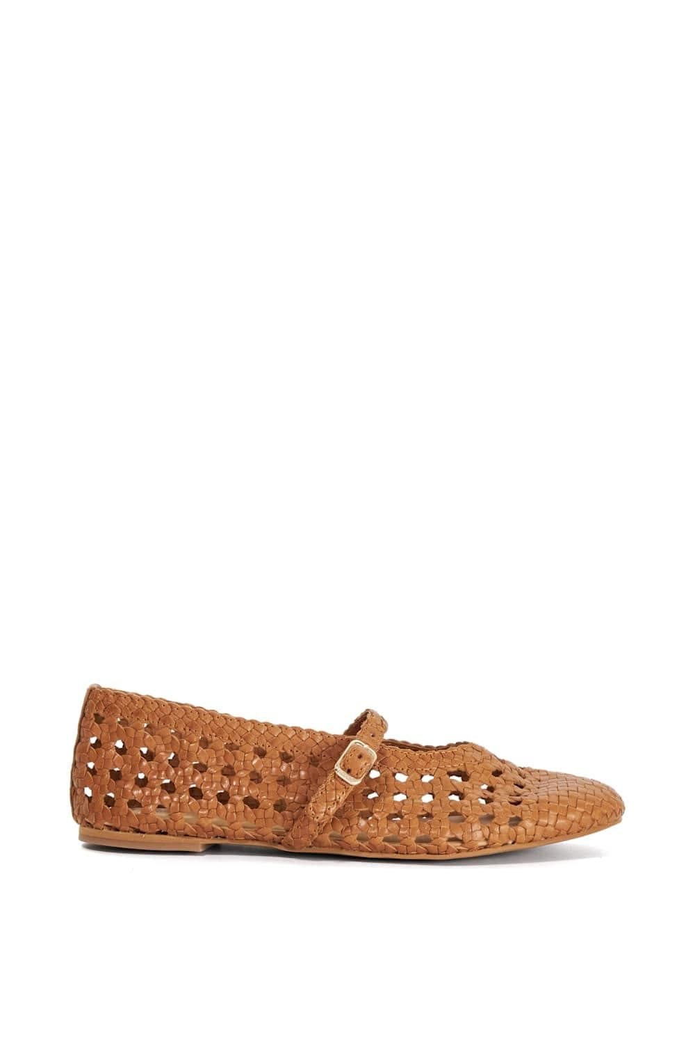 Dune London Dune London Women's 'Hazella' Leather Mary Janes in Brown