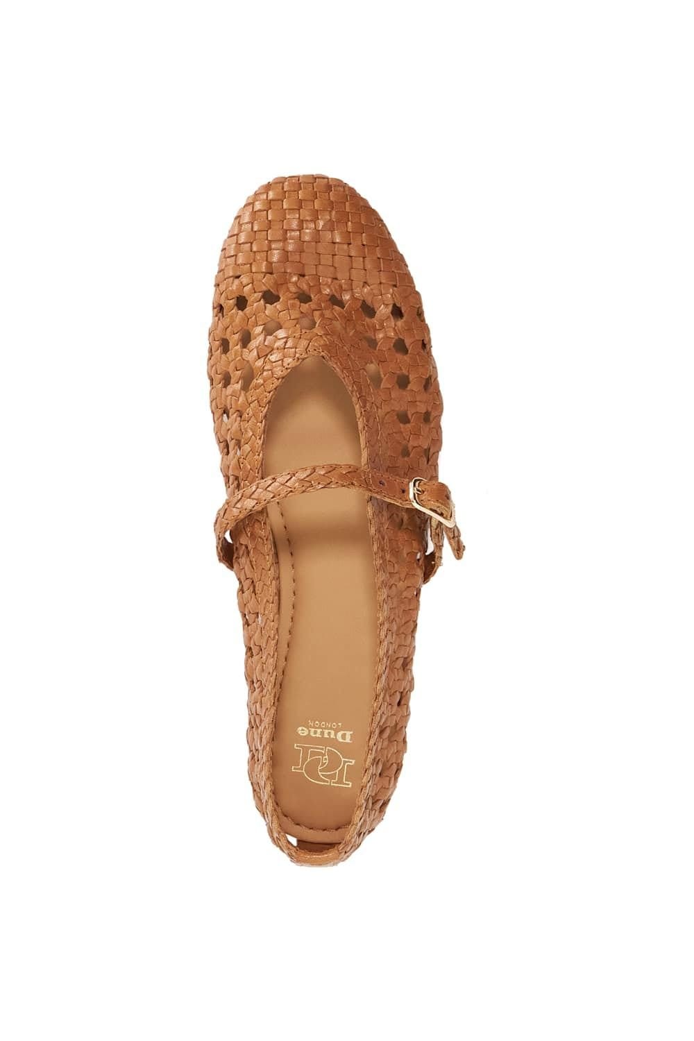Dune London Dune London Women's 'Hazella' Leather Mary Janes in Brown - 4