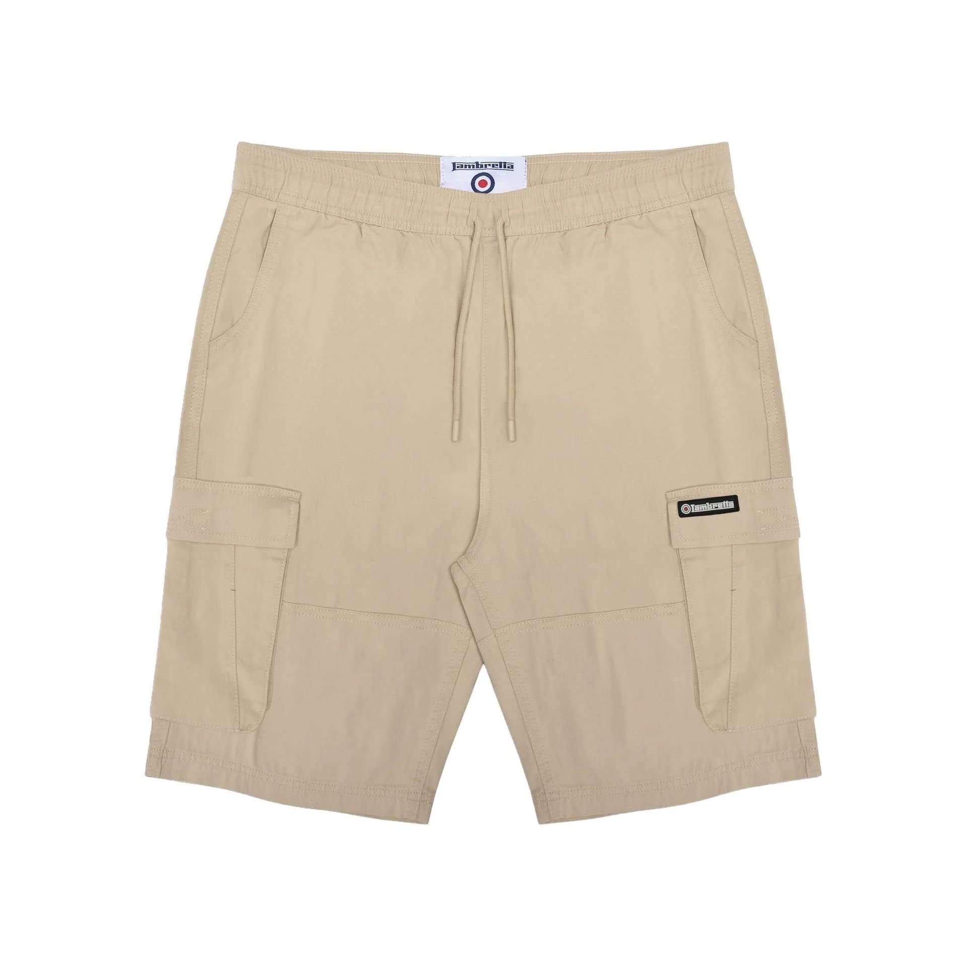 Lambretta Lambretta Men's Utility SS25 Cargo Shorts in Stone