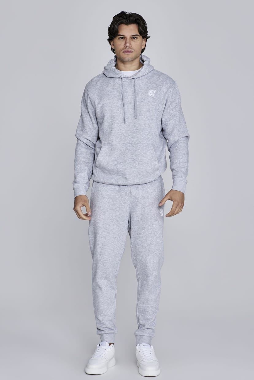 SikSilk SikSilk Men's Hoodie & Joggers Set in Grey - 1