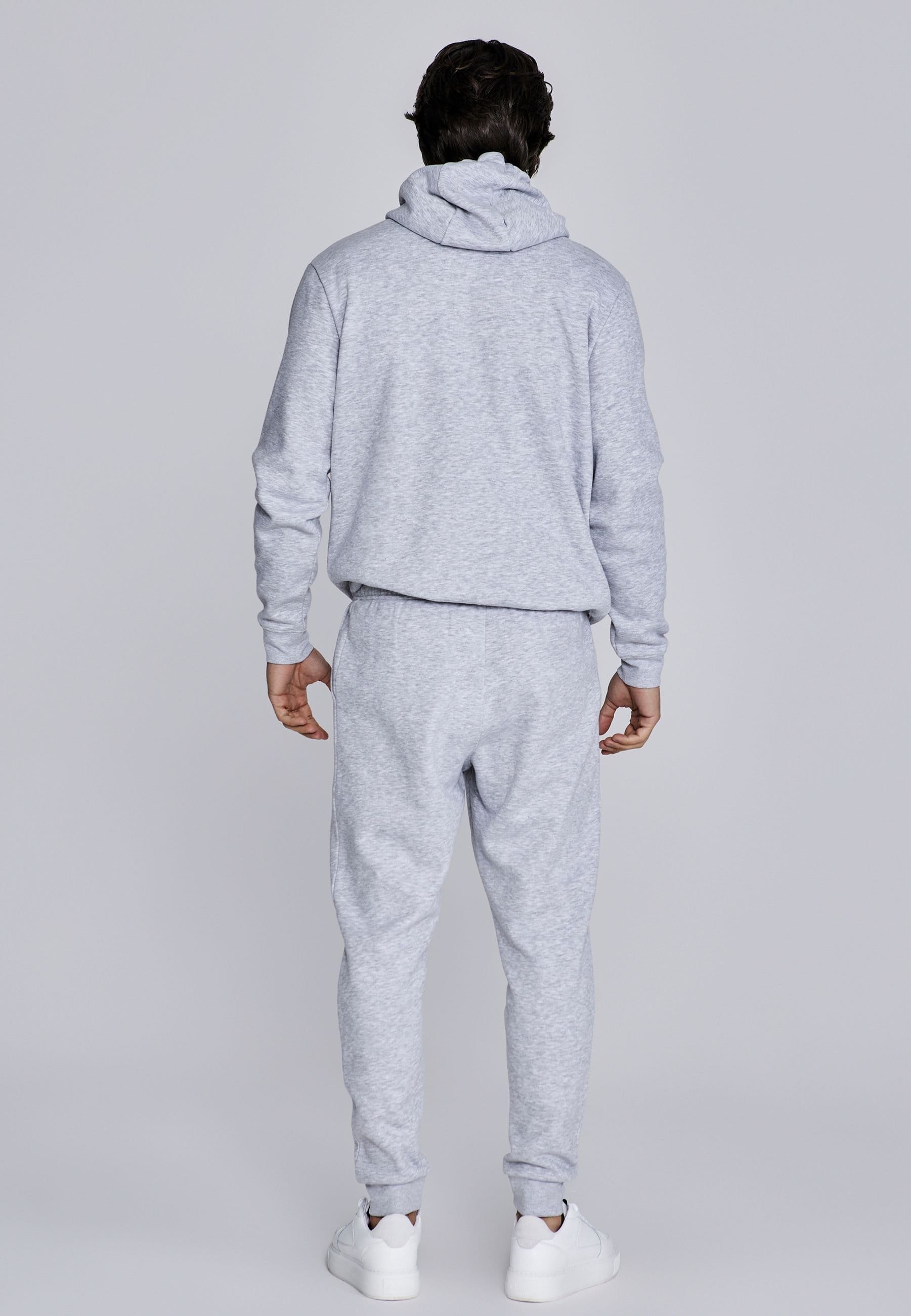 SikSilk SikSilk Men's Hoodie & Joggers Set in Grey - 4