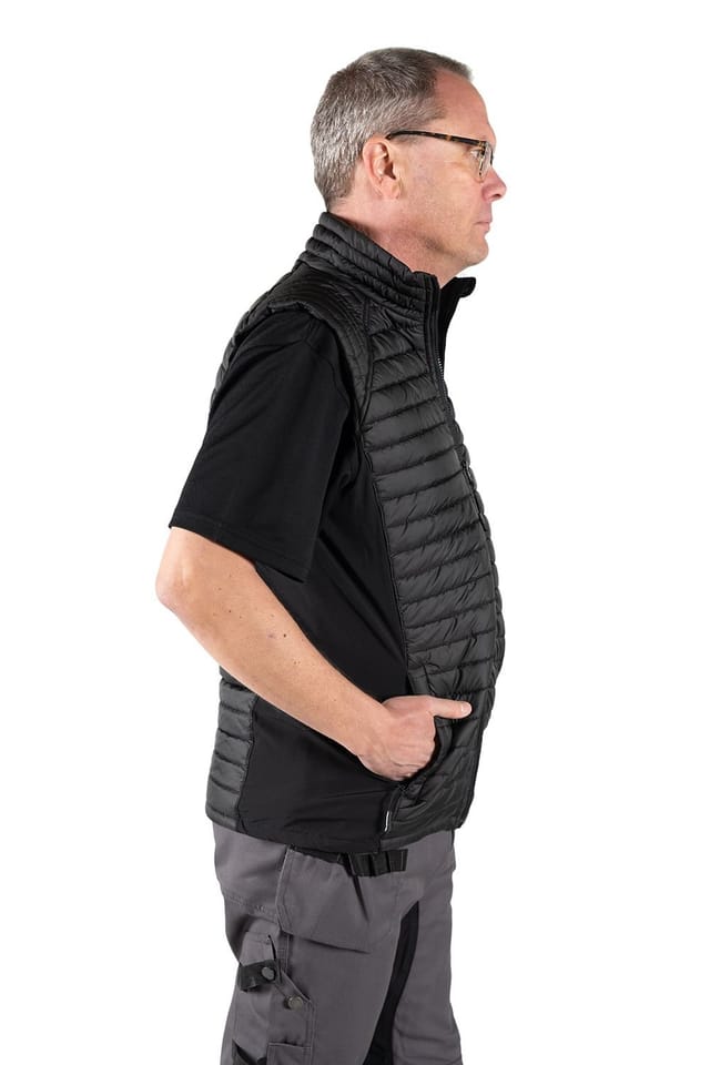 Unbreakable Unbreakable Men's Rutland Water Resistant Padded Gilets in Black - 2