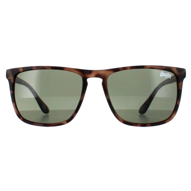 Superdry Superdry Men's Rectangle Satin Spotted Havana Green Shockwave in Brown - 2