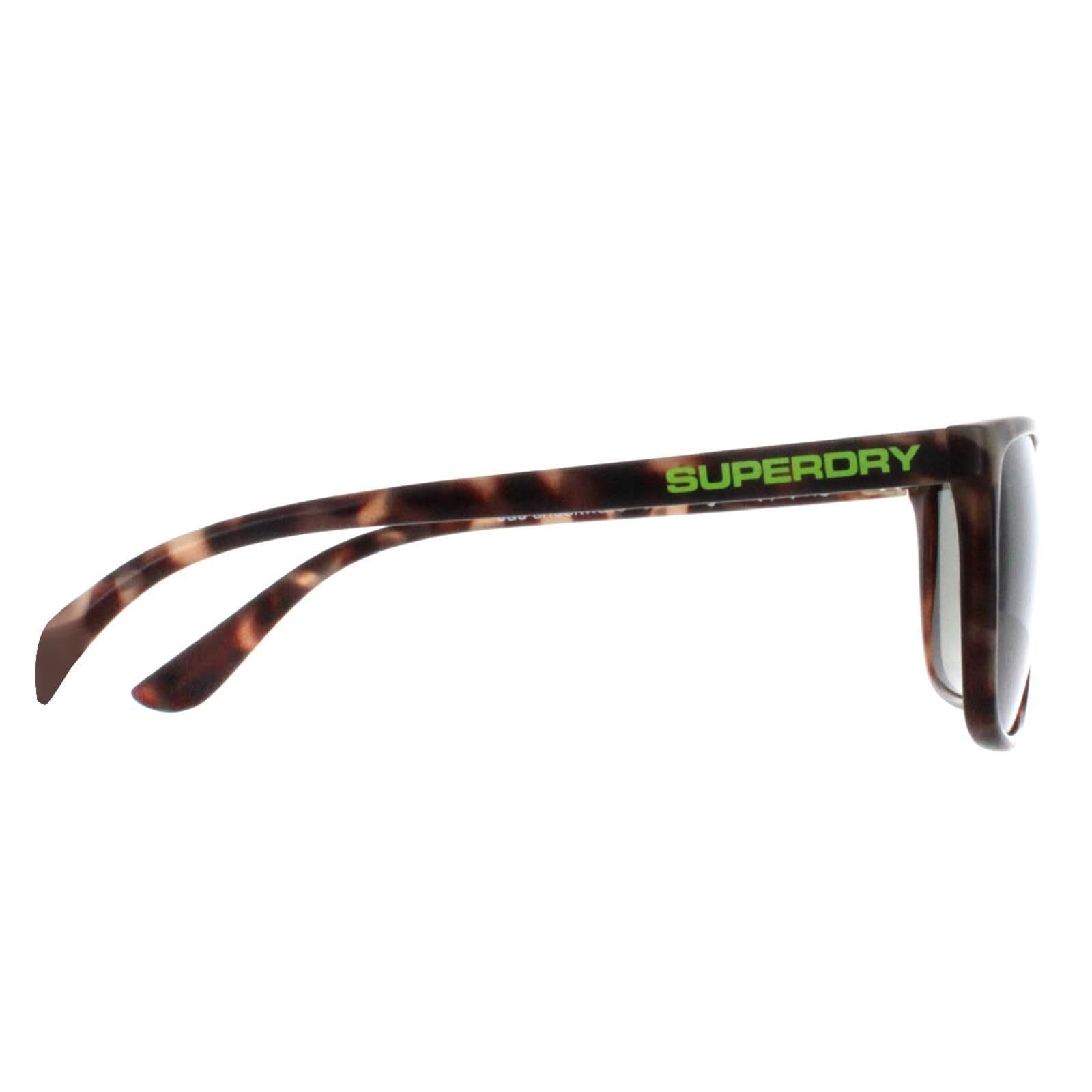 Superdry Superdry Men's Rectangle Satin Spotted Havana Green Shockwave in Brown - 4