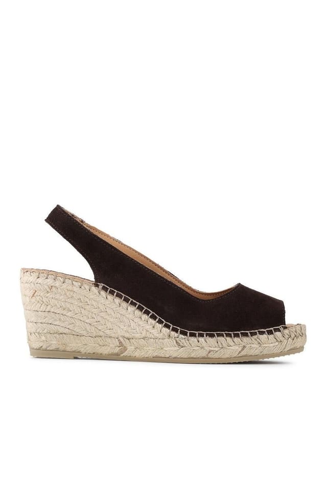 Jones Bootmaker Jones Bootmaker Women's Rosanna Slingback Wedges in Black - 2