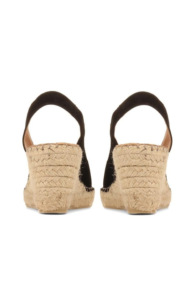 Jones Bootmaker Jones Bootmaker Women's Rosanna Slingback Wedges in Black - 3
