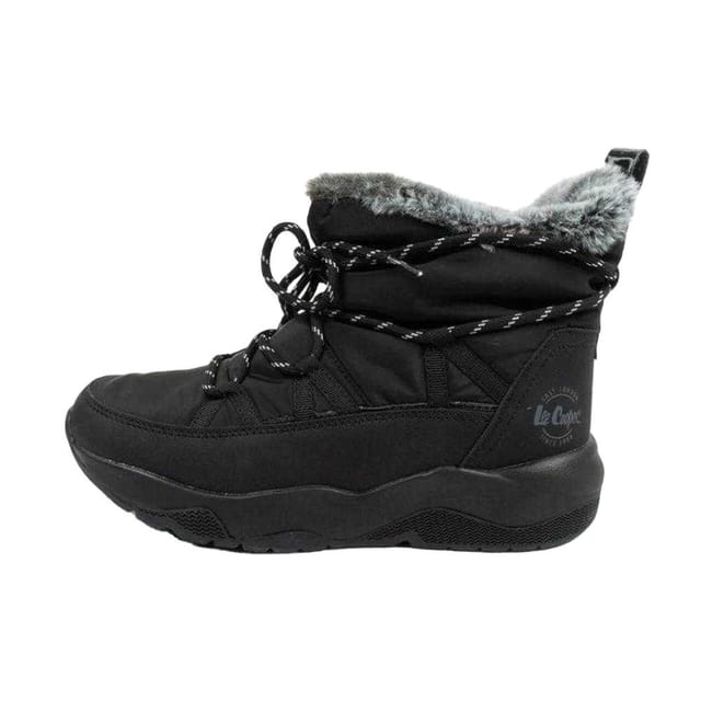 Lee Cooper Lee Cooper Women's Leather Snow Boots in Black - 3