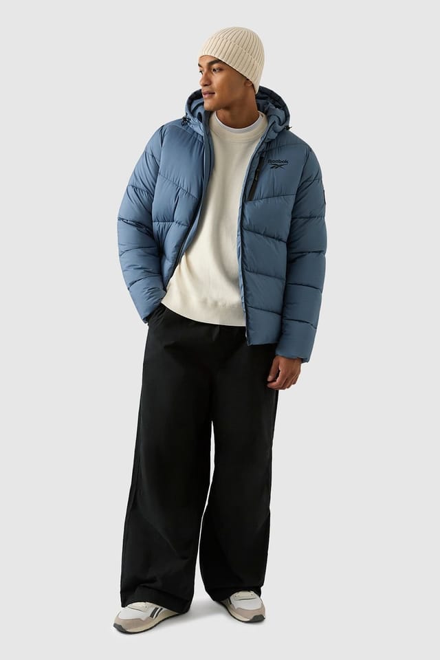 Reebok Reebok Men's Stretch Puffer Jacket in Blue - 3