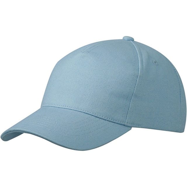 Myrtle Beach Myrtle Beach Men's 5 Panel Heavy Brushed Cotton Cap in Light Blue - 2