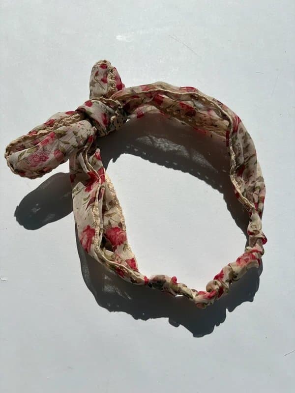 New Look Chiffon floral headband