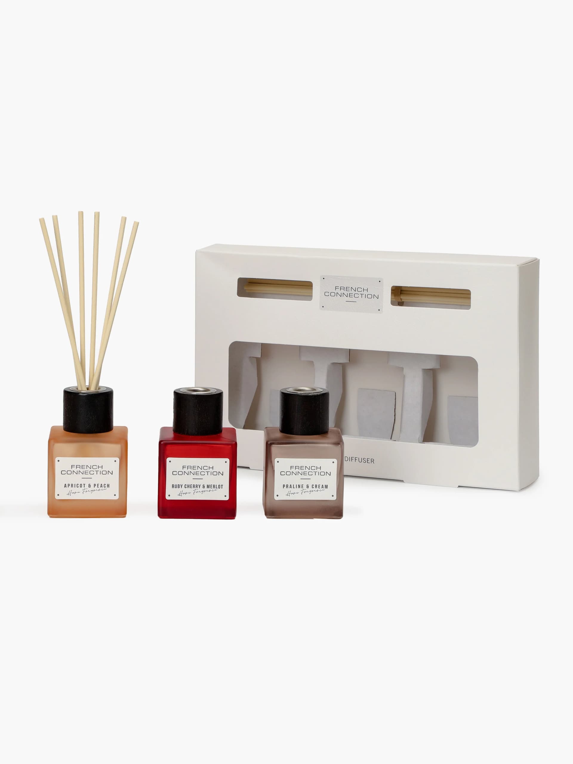 French Connection Indulgence Diffuser (Set Of 3) Natural
