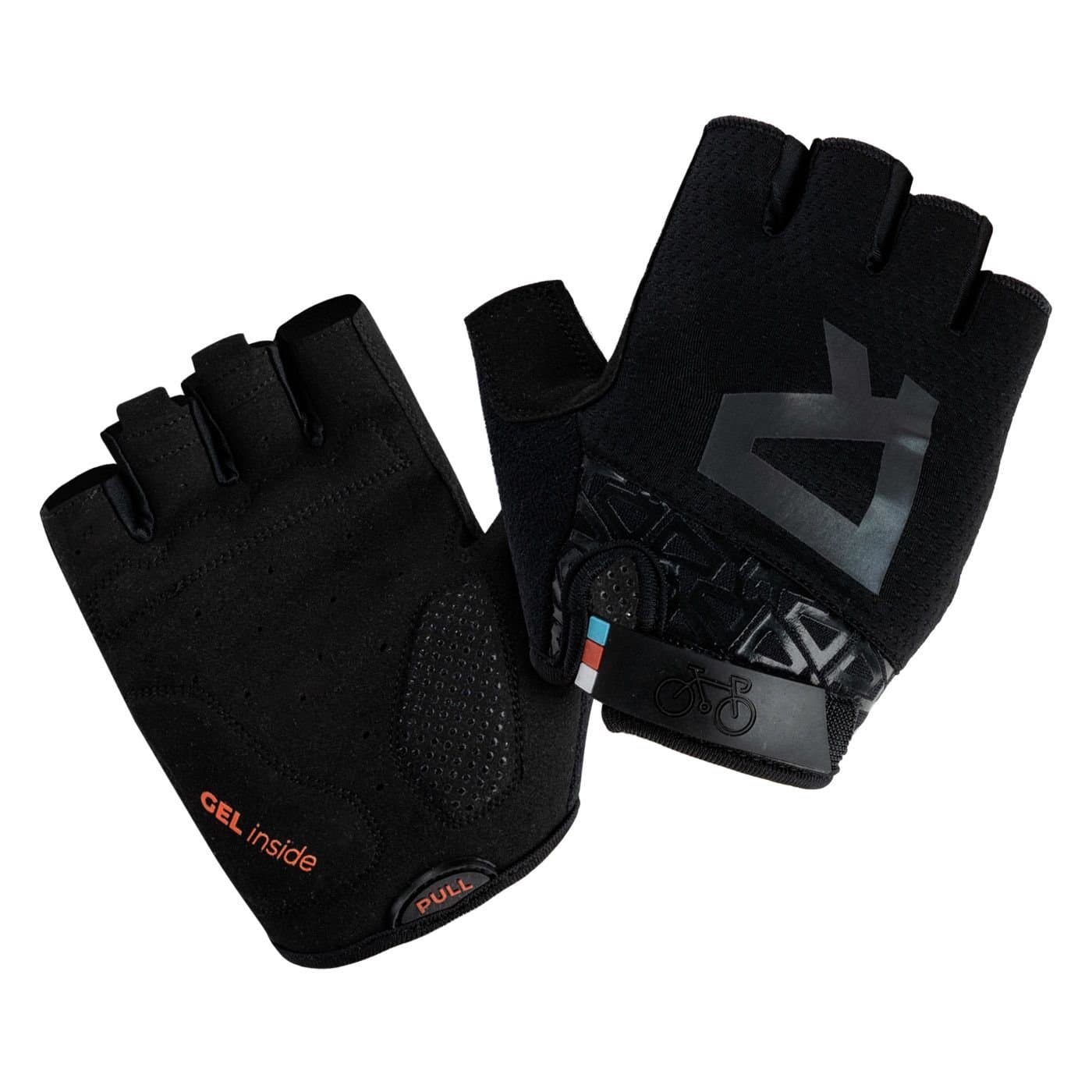 Radvik Radvik Men's Hilder Fingerless Gloves in Tangerine