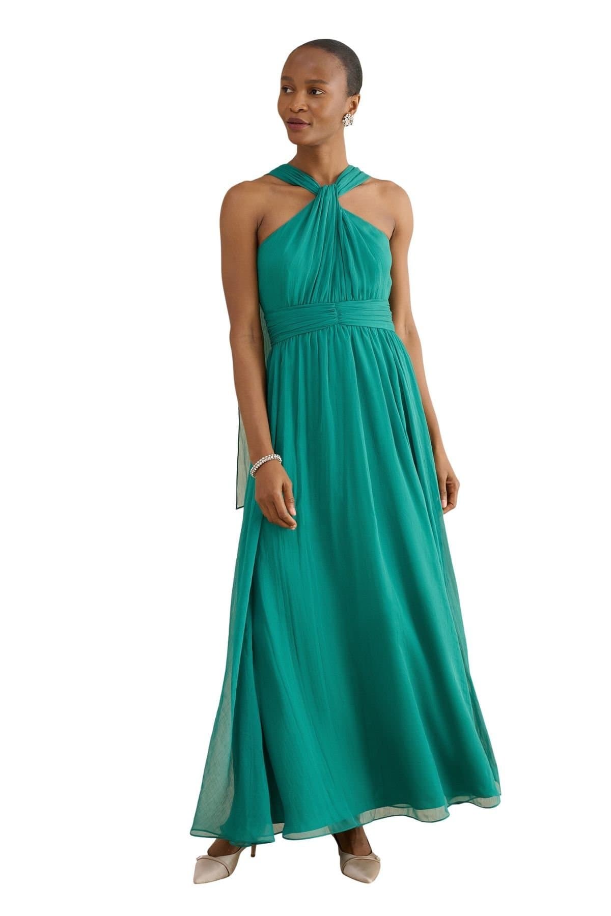 Hobbs London Hobbs London Women's Winona Maxi Dress in Teal