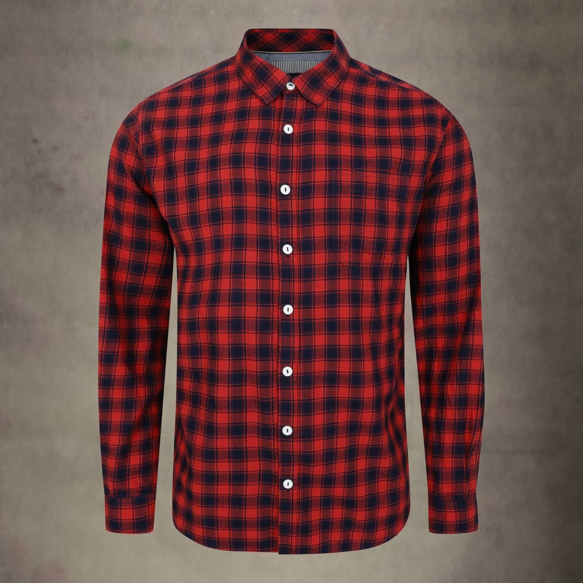 Lizard King Lizard King Men's Red Check Long Sleeve Shirt