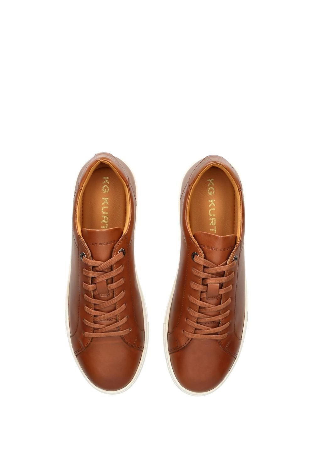 KG Kurt Geiger KG Kurt Geiger Men's 'Fire' Leather Trainers in Tan - 2