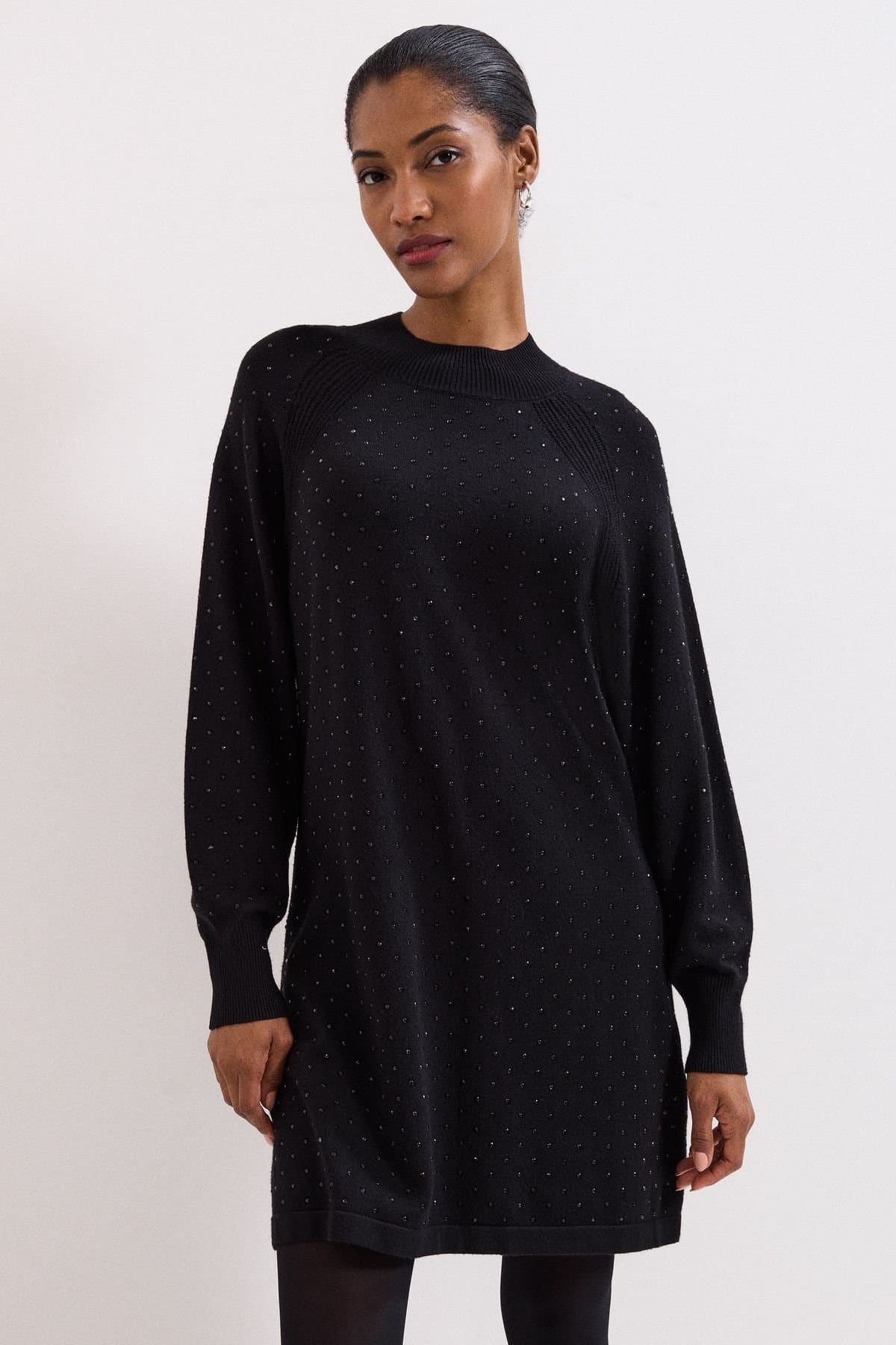 Phase Eight Phase Eight Women's Tala Hot Fix Dress in Black