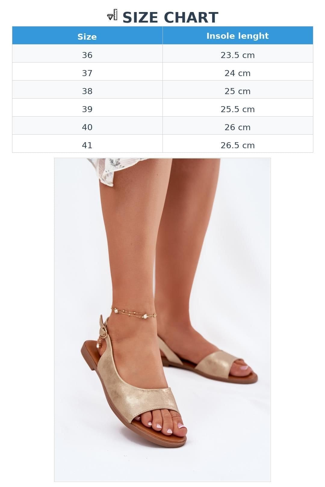 Love Lace Love Lace Women's Comfort Flat Buckle Sandals in Everyday in Gold - 4