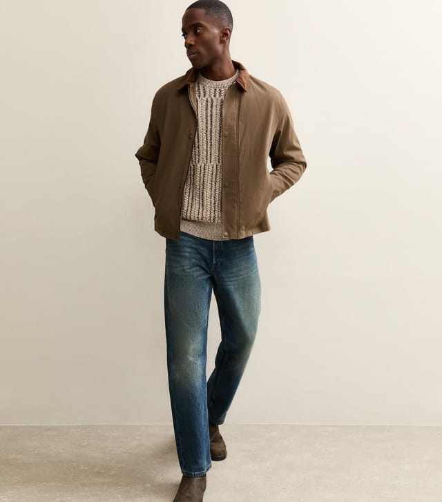 Only and Sons Men's Stone Regular Cable Knit Jumper Only and Sons New Look - 3