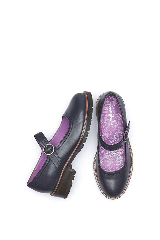 Moshulu Moshulu Women's Boyce' Flat Mary Jane Style Shoes in Indigo - 2