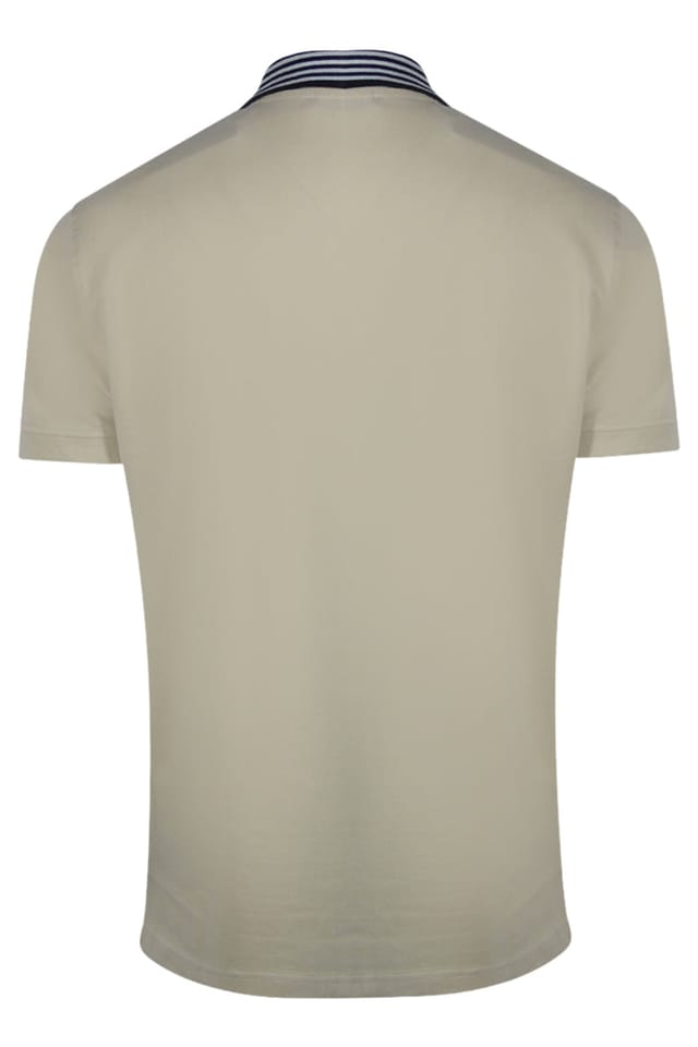 Cavalli Class Cavalli Class Men's Short Sleeve Polo Shirt in Light Sand - 2