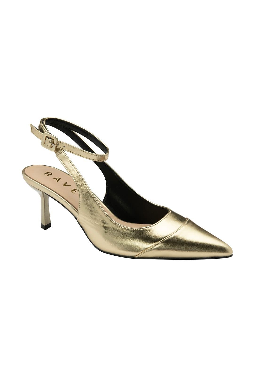 Ravel Ravel Women's 'Caterine' Pointed-Toe Court Shoes in Gold