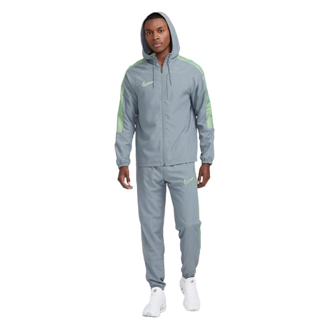 Nike Nike Men's Academy Hooded Waterproof Jacket in Light Grey - 3