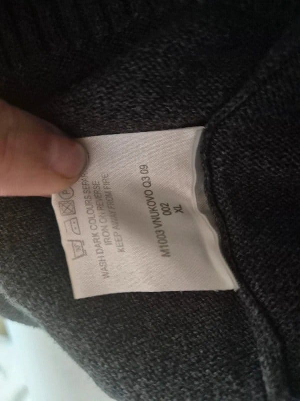 SOVIET Soviet black mens jumper sweater xl (380) - 1