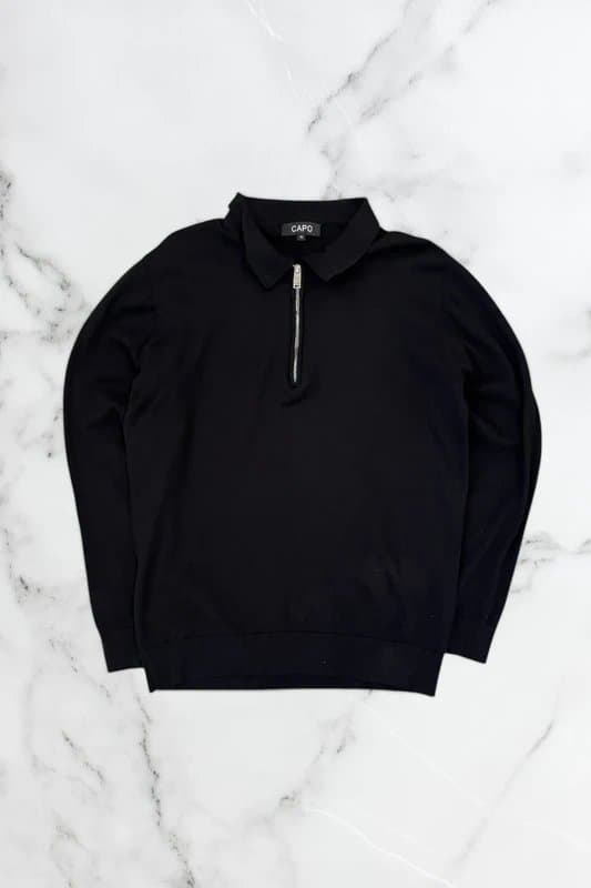 Capo Capo Quarter Zip - Black - S