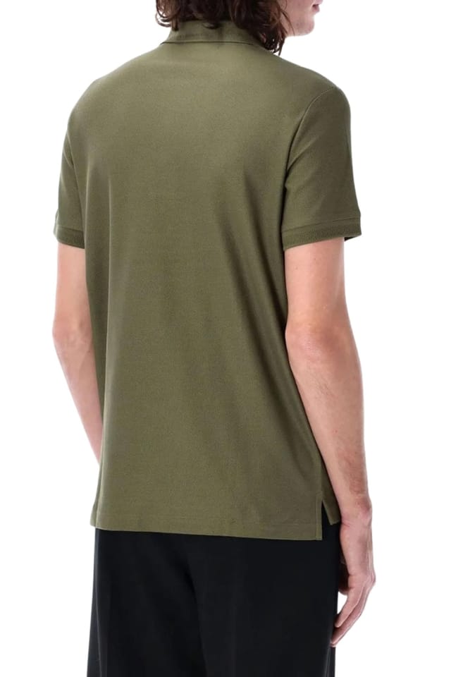 Burberry Burberry Men's Eddie Ekd Short Sleeve Collared Polo Shirt in Olive - 2