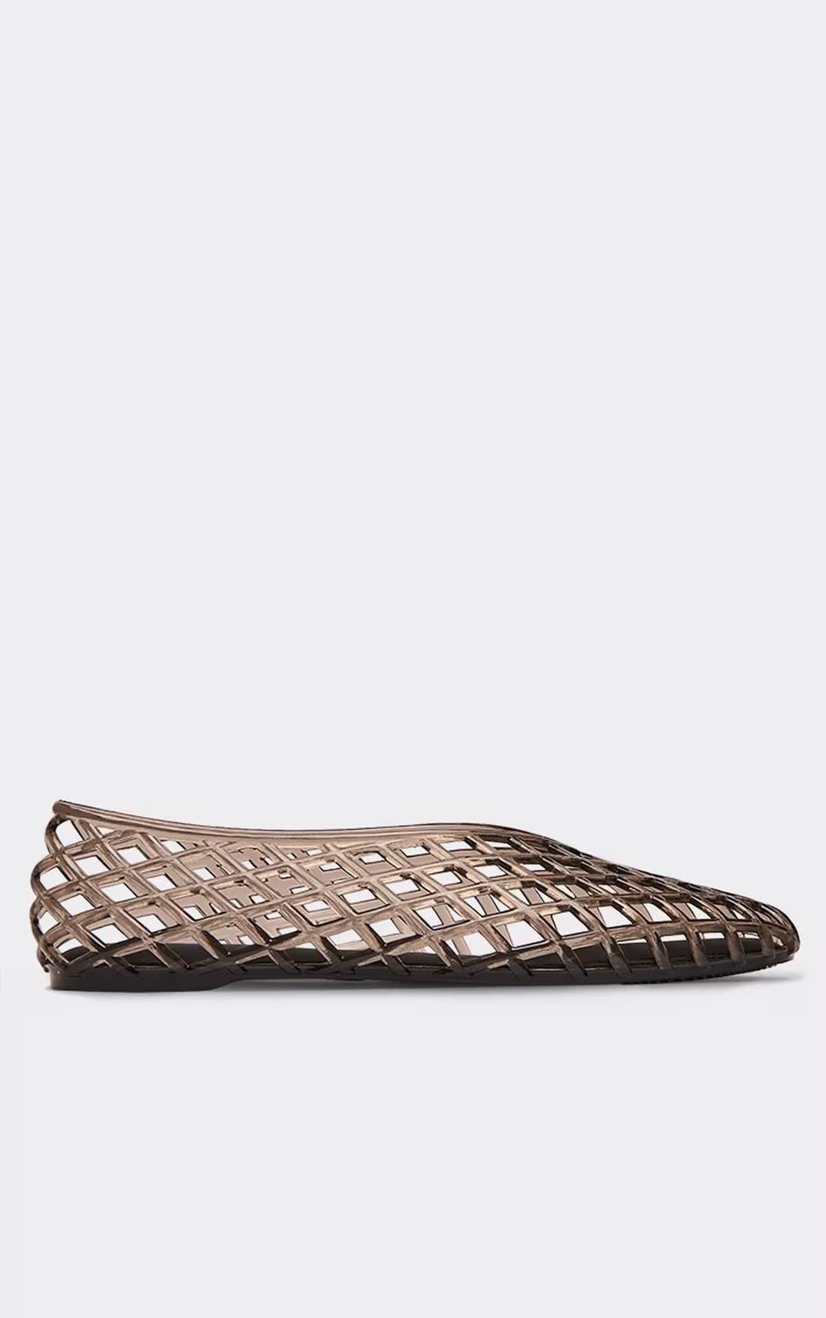 EGO EGO Black Plastic Ballet Pump Flats, Women's Size UK 3