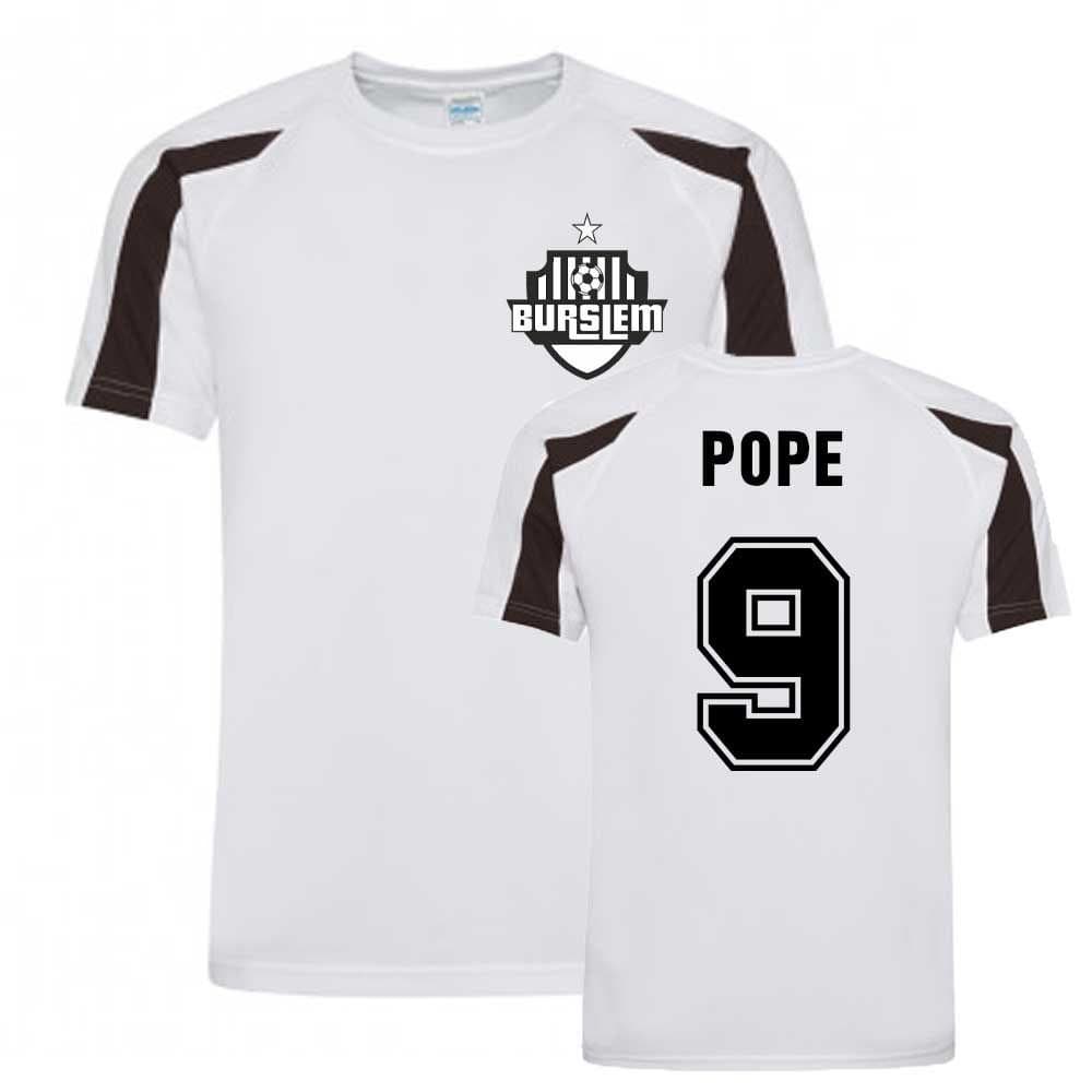 Port Vale Port Vale Men's Tom Pope Sports Training Jersey in White