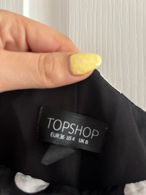 Topshop Topshop polka slip dress size 8