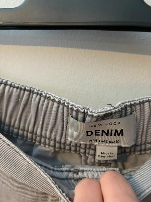 New Look New look denim cargo pants size 14