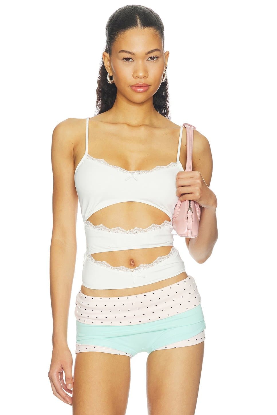 revolve Triple Layered Bra Top