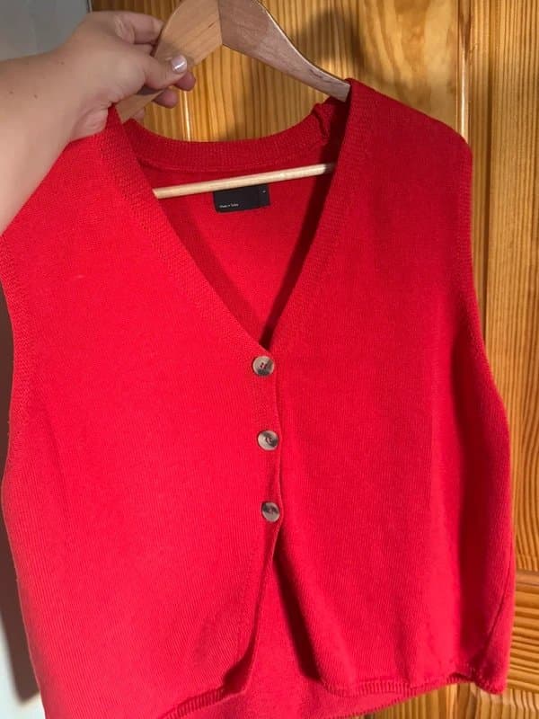 ASOS ASOS waistcoat red