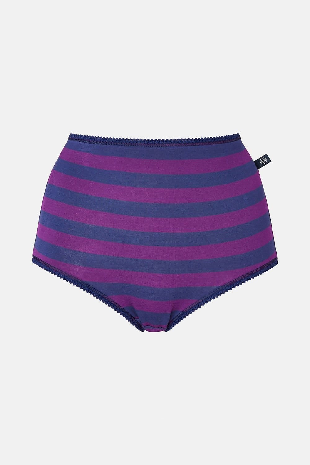 British Boxers British Boxers Women's Pack of Four "Cherry Pie" Bamboo Full Briefs in Dark Pink - 4
