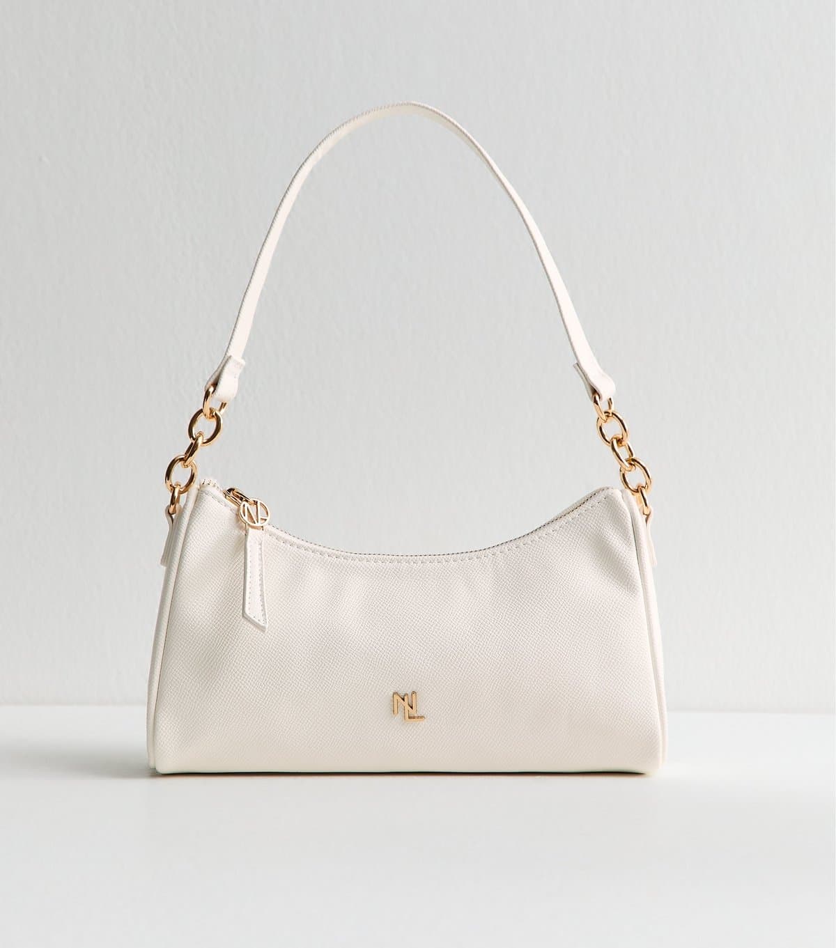 New Look New Look White Faux Leather Shoulder Bag